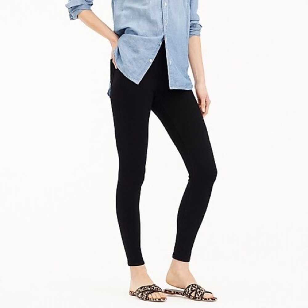 J.crew Pull-on toothpick jean in black new